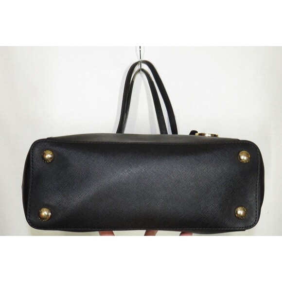 Michael Kors Black Saffiano Leather Large Tote Bag Purse - Picture 7 of 13